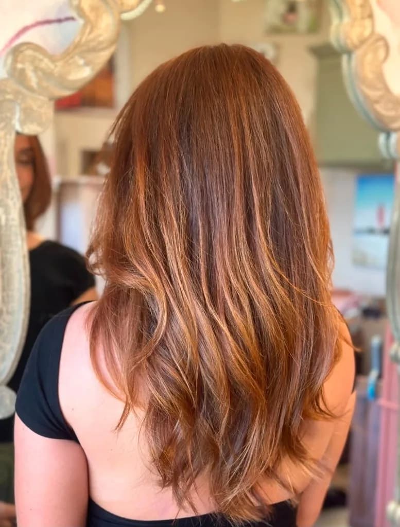 Salon blowout styling at Salon Lola in Gilbert, Arizona
